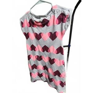 dCrazy 8 Gray Heart Dress Sz 8